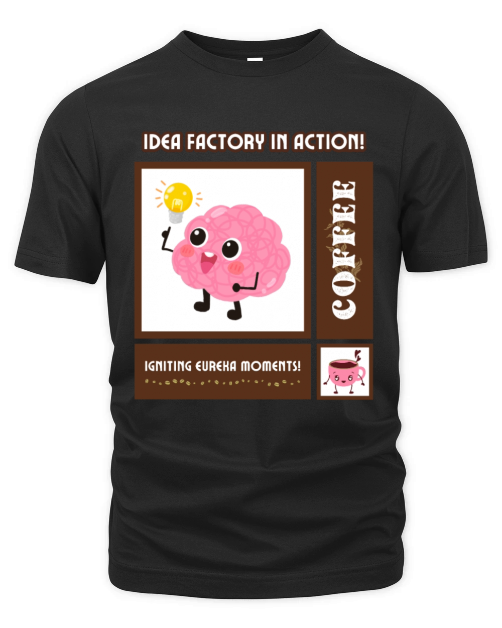 Brain idea factory in action Organic Unisex T-shirt