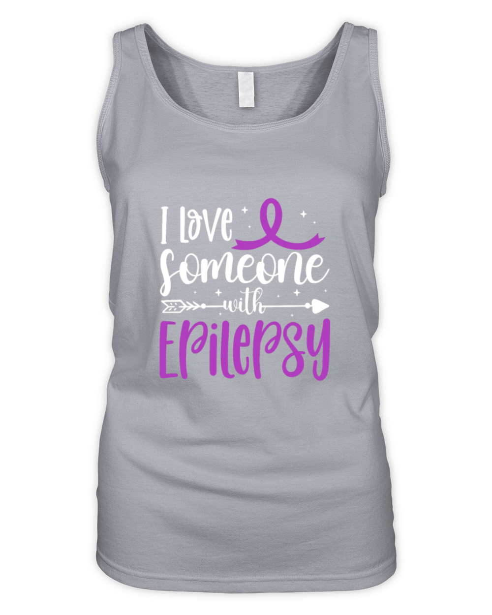 I Love Someone With Epilepsy Awareness Organic Women's Tank Top