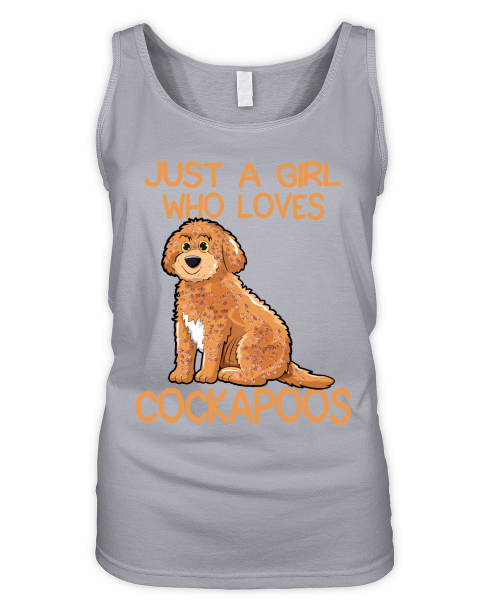 Just A Girl Who Loves Cockapoos Organic Women's Tank Top