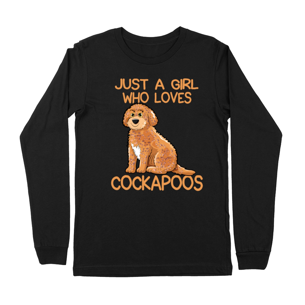 Just A Girl Who Loves Cockapoos Premium Long Sleeve