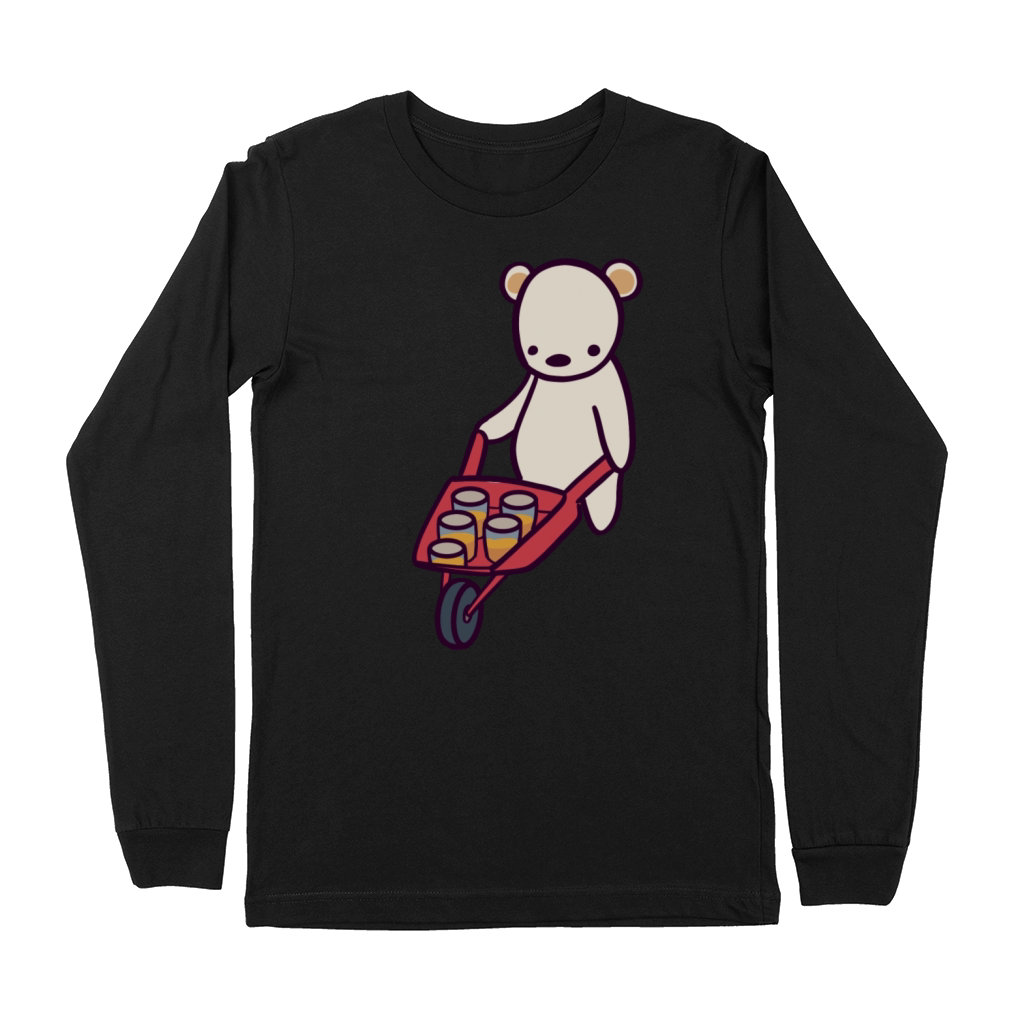 Polar Bear Honey Wheelbarrow Delivery Premium Long Sleeve