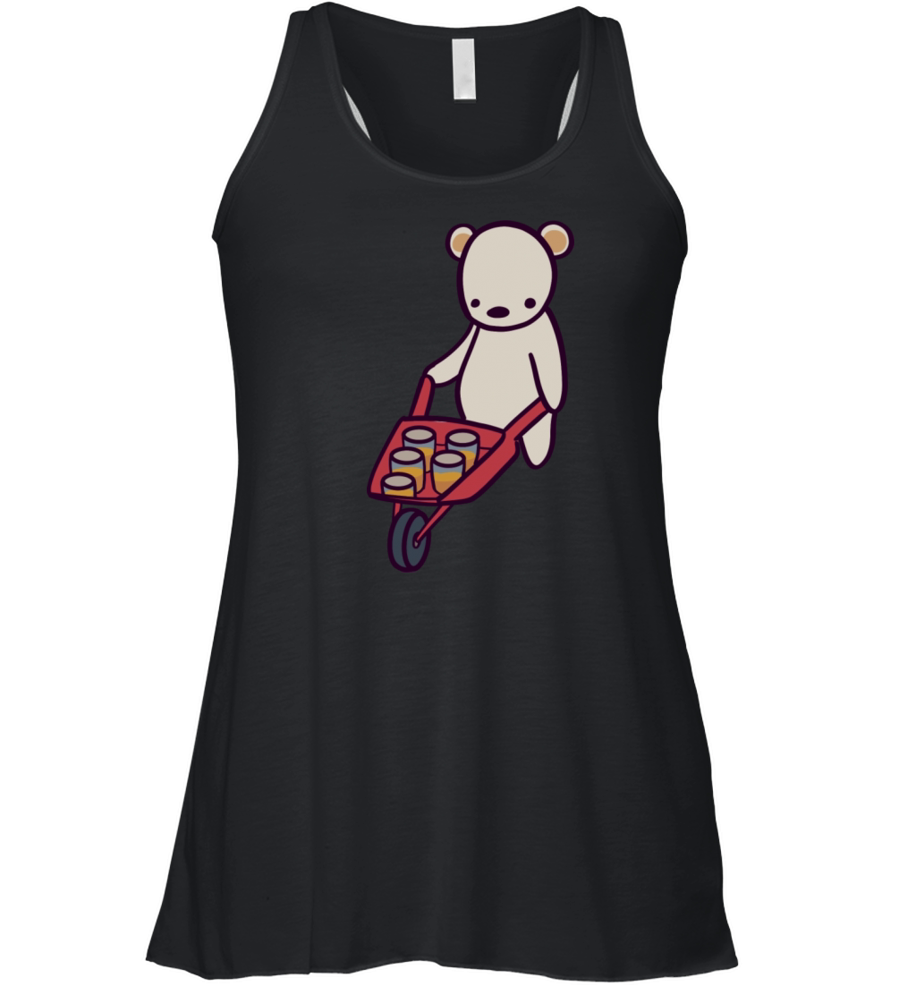 Polar Bear Honey Wheelbarrow Delivery Women's Flowy Tank Top