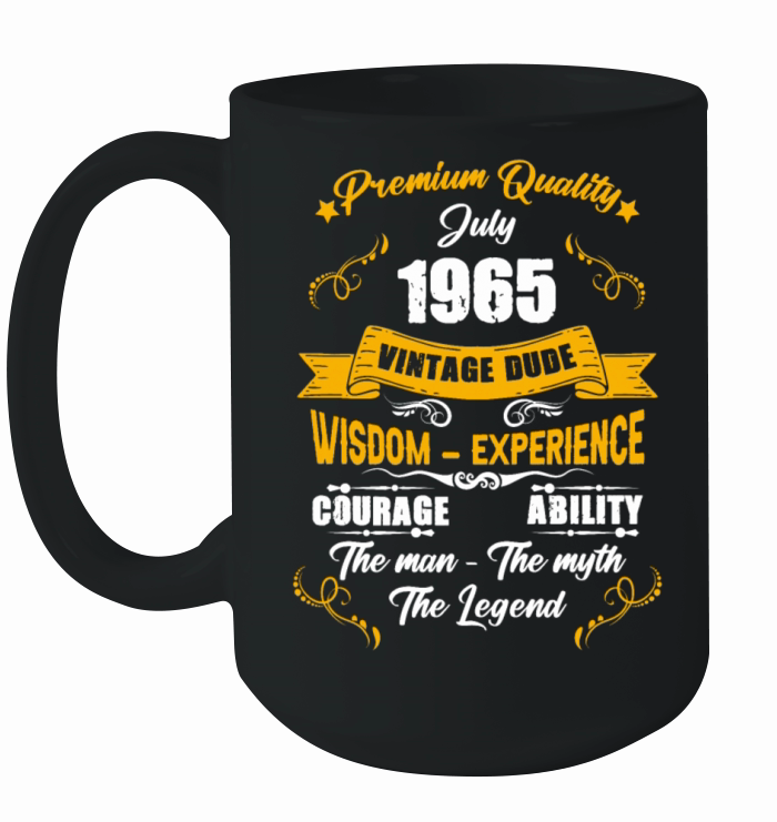 July 1965 Vintage Birthday Present Ceramic Mug