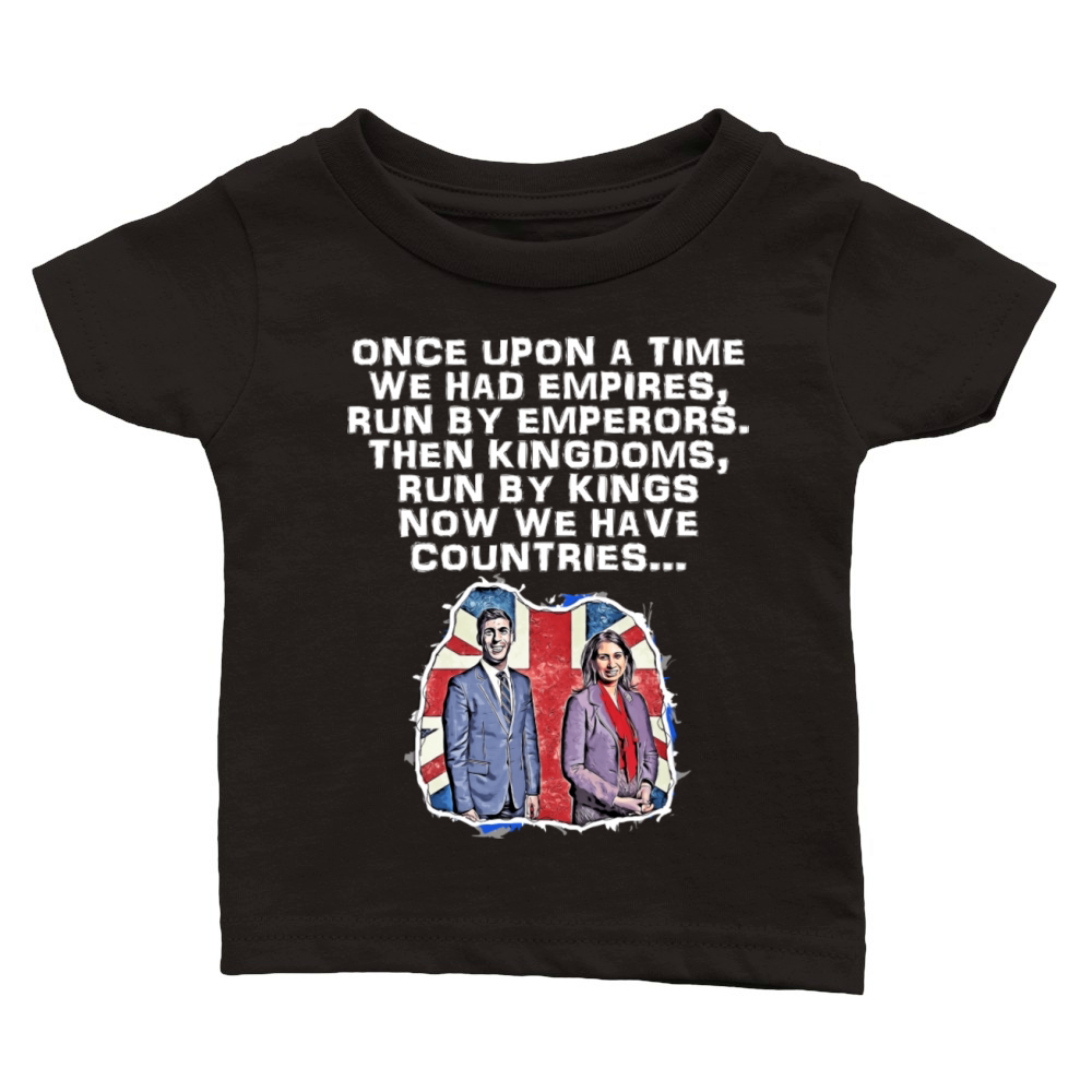 Funny British Tories Very Little Help Anti Tory Classic Baby Crewneck T-shirt