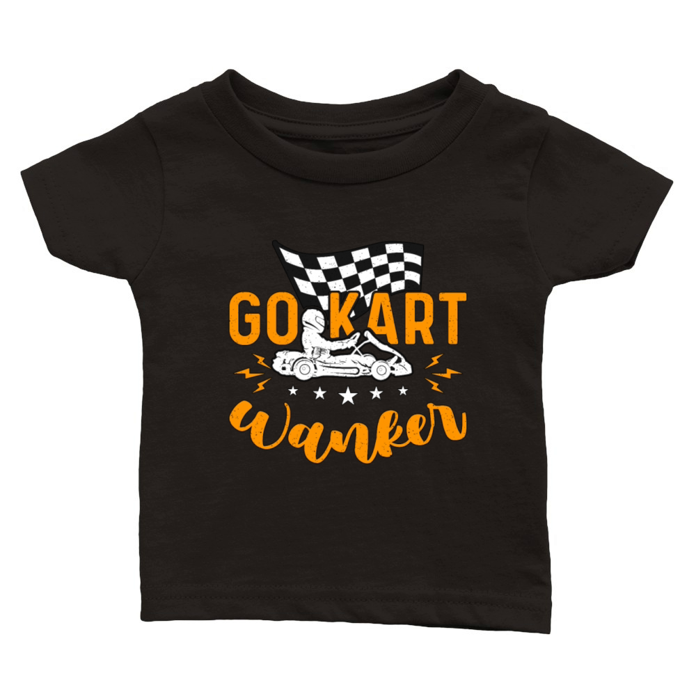 Kart Racing Go Kart Karting Racetrack Motorsport Classic Baby Crewneck T-shirt