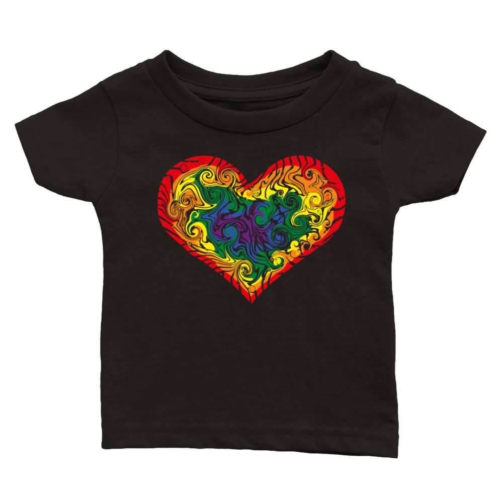 MixatMad Pride Heart Classic Baby Crewneck T-shirt