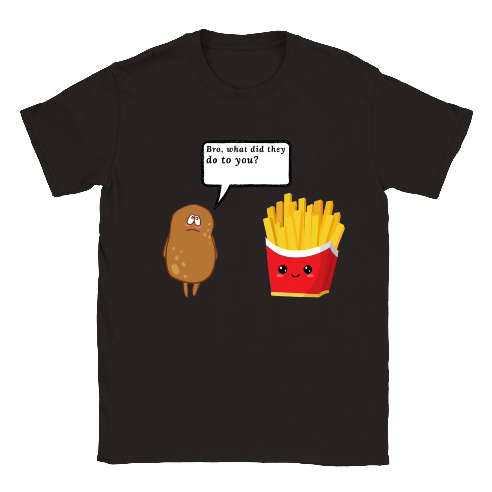 fast food potato - free shipping Classic Kids Crewneck T-shirt