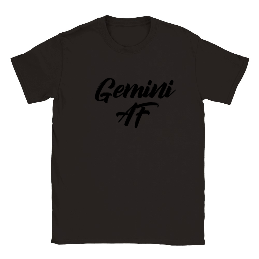Gemini AF Astrology Zodiac Sign Gemini AF Classic Kids Crewneck T-shirt