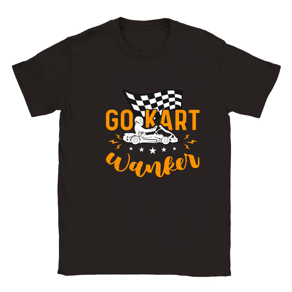 Kart Racing Go Kart Karting Racetrack Motorsport Classic Kids Crewneck T-shirt