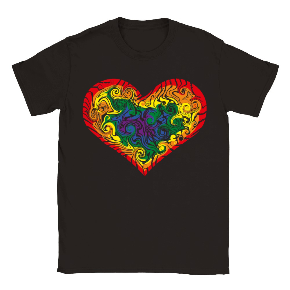 MixatMad Pride Heart Classic Kids Crewneck T-shirt