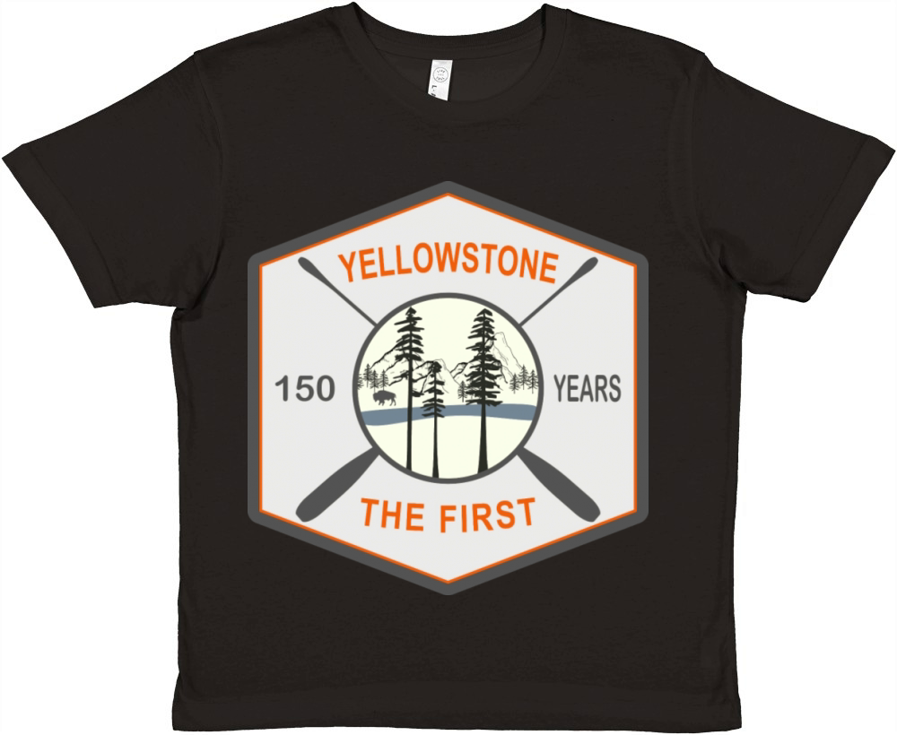 150 Years Yellowstone National Park The First Premium Kids Crewneck T-shirt
