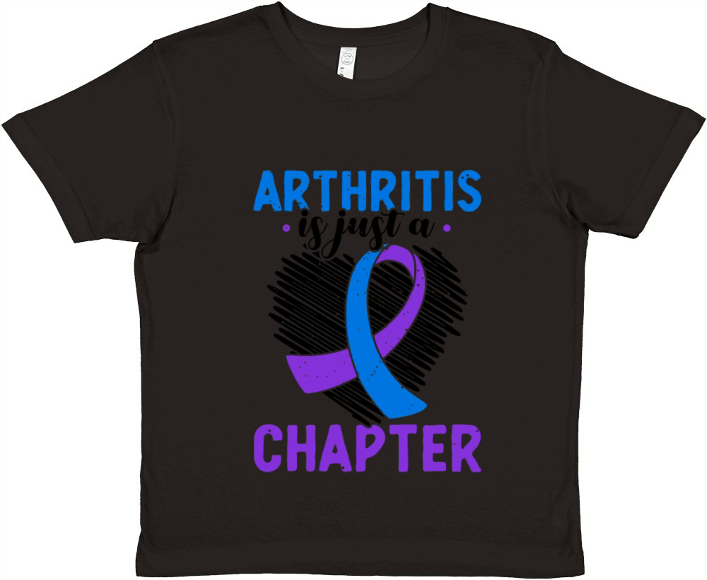 Arthritis Is Just A Chapter Arthritis Awareness Premium Kids Crewneck T-shirt