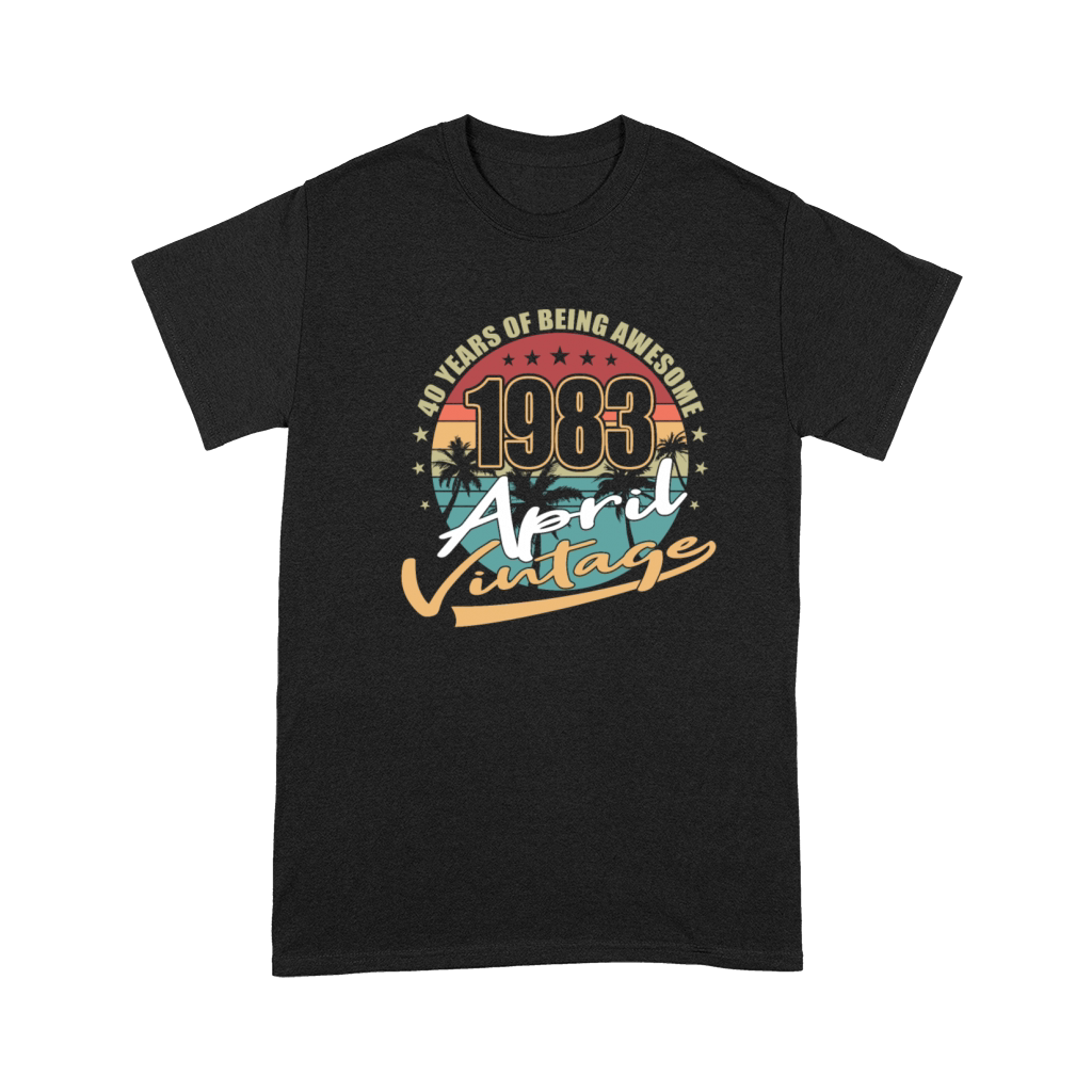 40th birthday april 1983 vintage 1983 Premium T-shirt