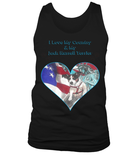 I Love My Country My Jack Russell Terrier Tank Top Unisex
