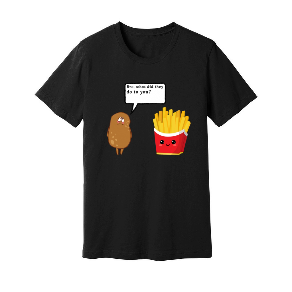 fast food potato - free shipping Unisex Jersey Tee