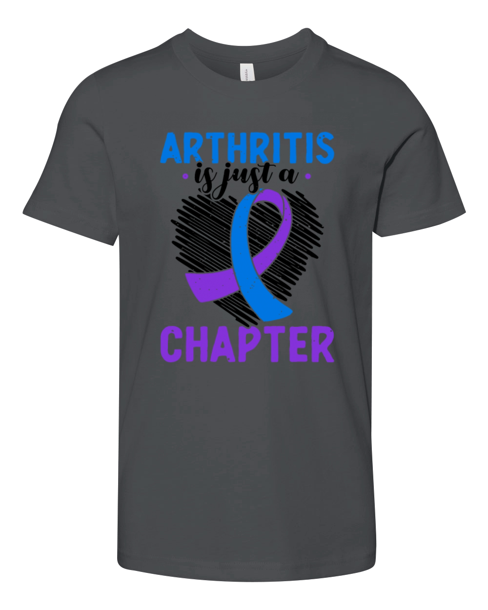 Arthritis Is Just A Chapter Arthritis Awareness Youth Unisex Jersey Tee