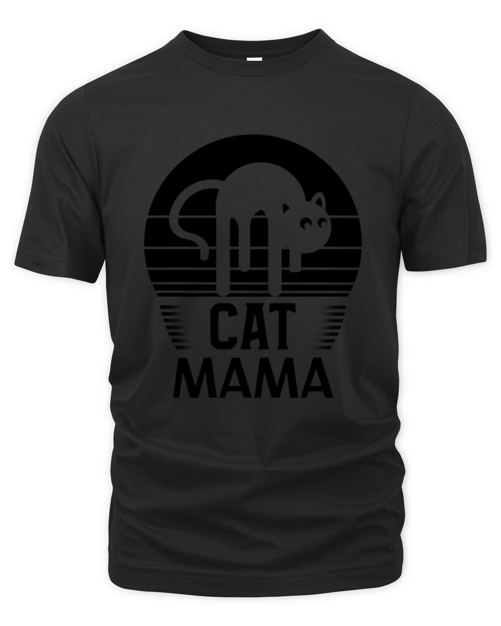 Cat Mama Shirt Women Funny Cat Mom Vintage Tee Organic Unisex T-shirt