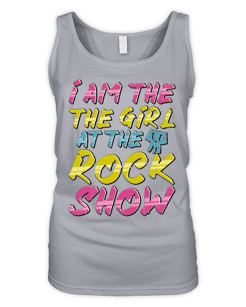 I Am The Girl at The Rock Show - Music Lover Organic Women's Tank Top