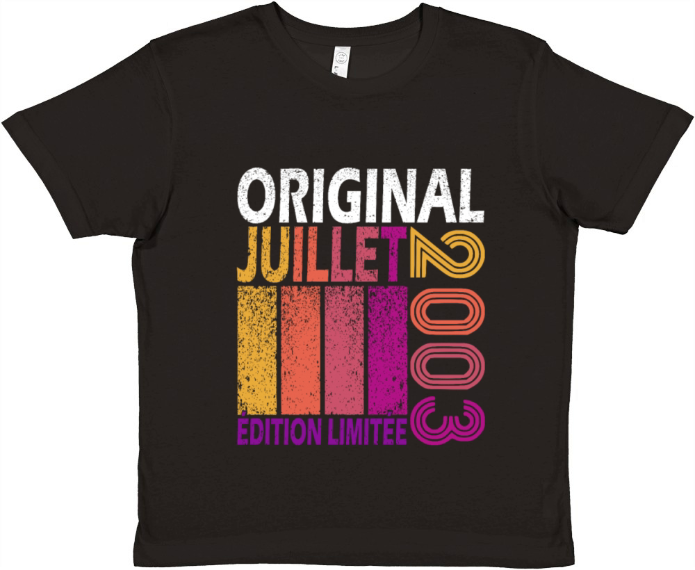 20th birthday man original July vintage 2003 Premium Kids Crewneck T-shirt