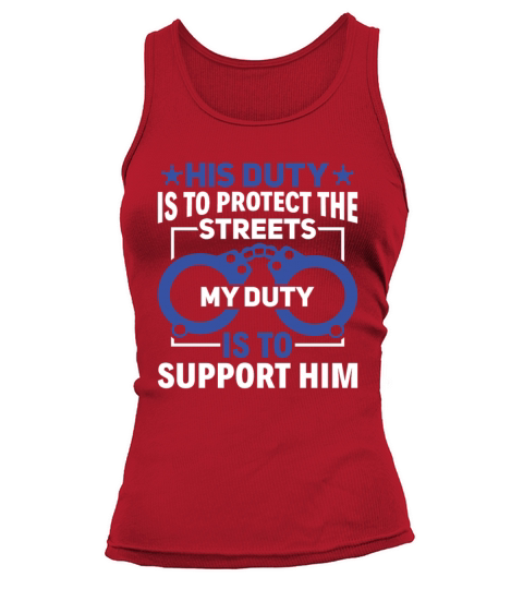 Protect the Streets - Police Officer Girlfriend Tank top Woman