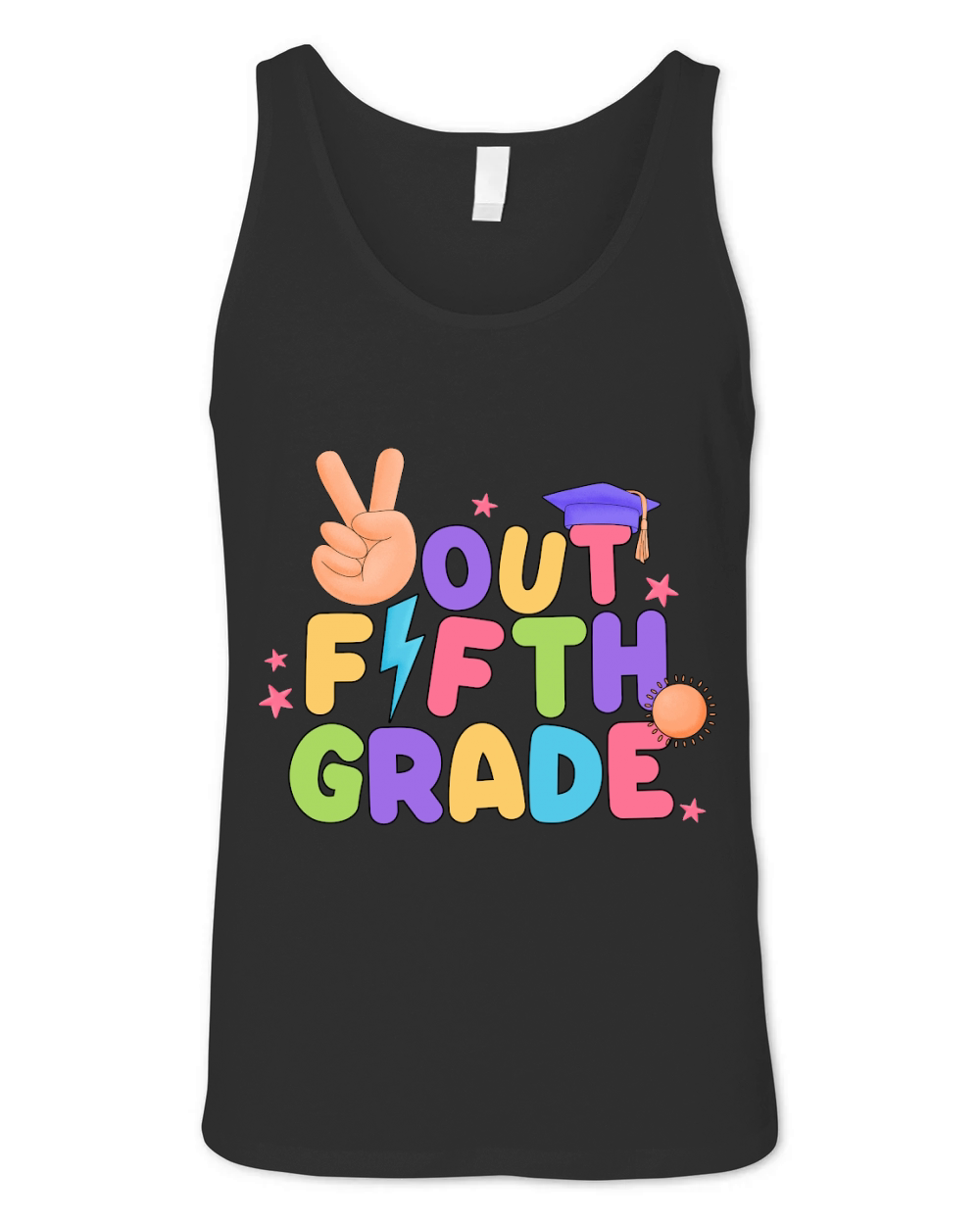 Out Fifth Grade Unisex Jersey Tank