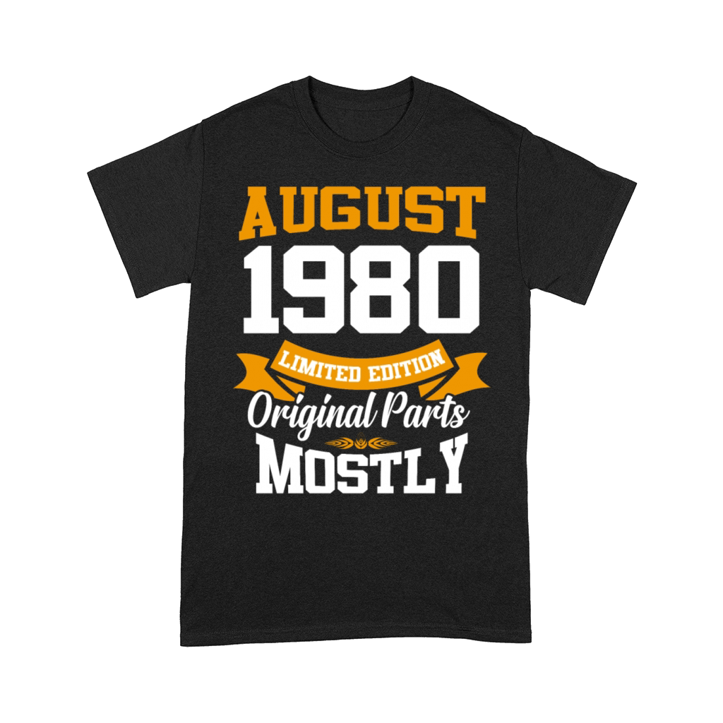 August 1980 Vintage Birthday Present Comfort T-shirt