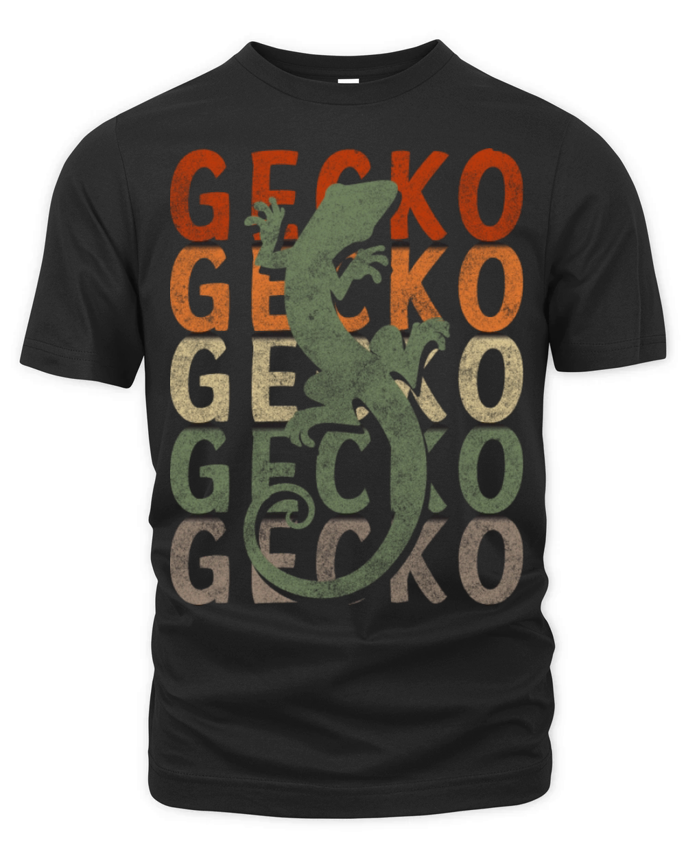Geckos Tropics Animal Lizard Lovers Organic Unisex T-shirt