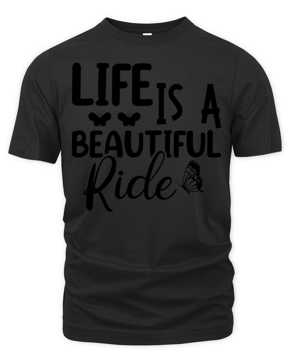Life Is A Beautiful Ride Organic Unisex T-shirt
