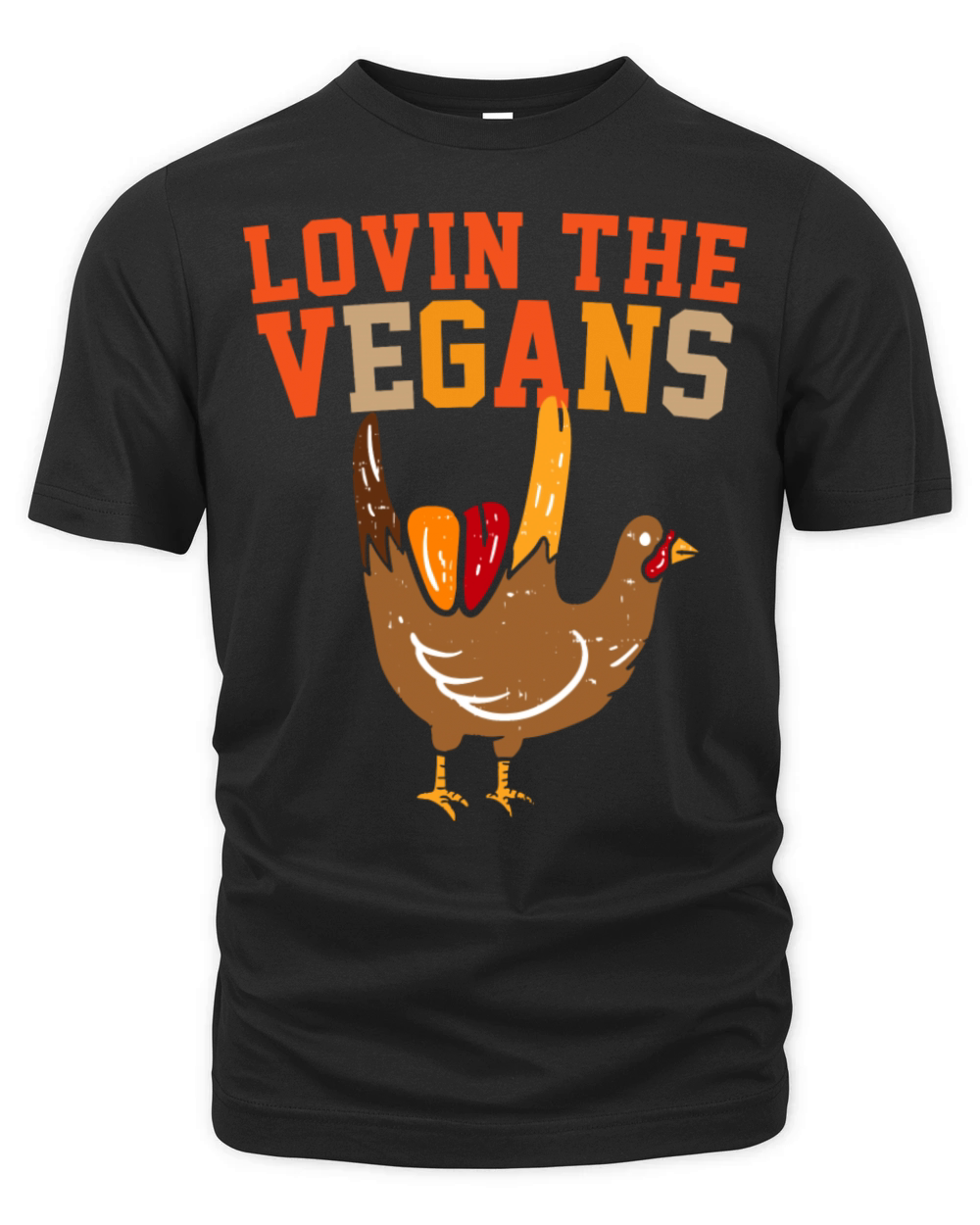Vegan Wobble Feast Mode American Football Organic Unisex T-shirt