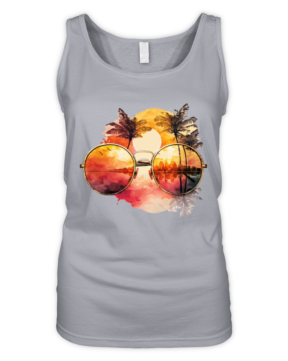 Vintage Sunglasses Organic Women's Tank Top