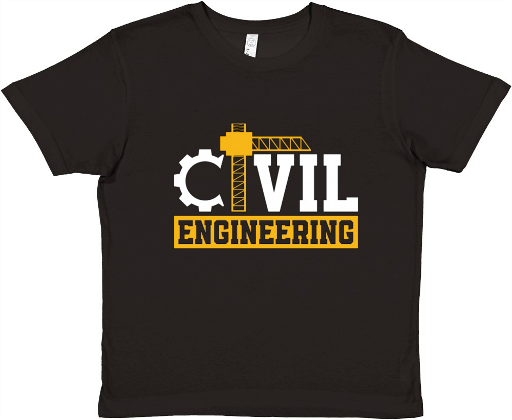 Civil Engineering Construction Building Engineers Premium Kids Crewneck T-shirt