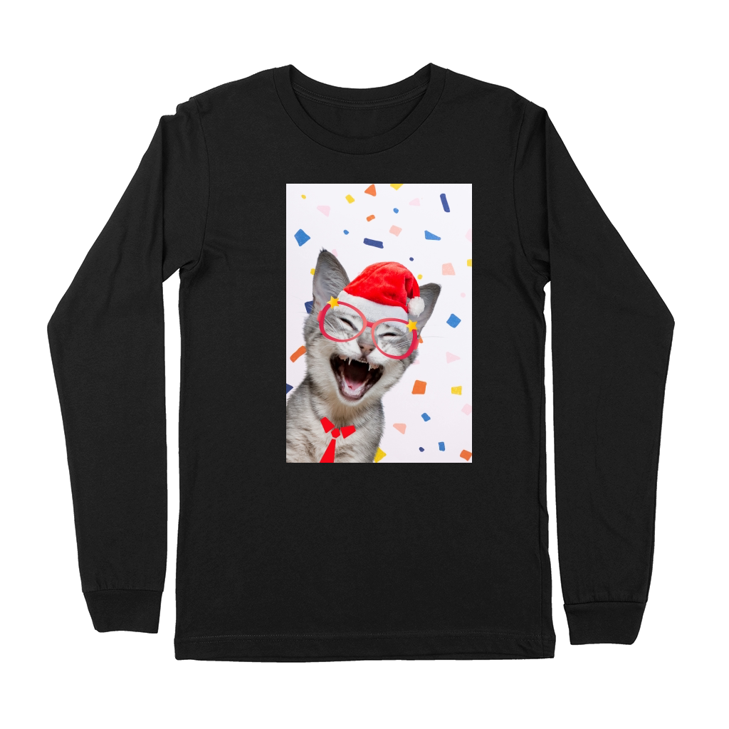 Lovely Animal Holiday Festival Cat Premium Long Sleeve