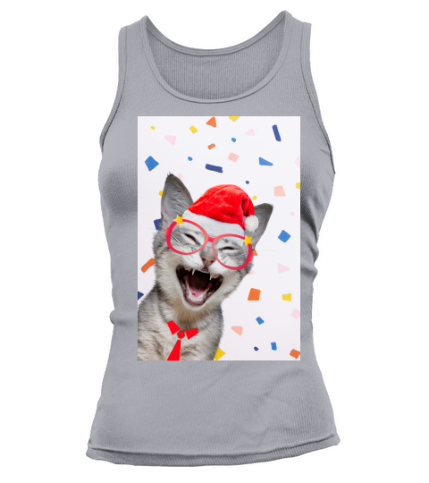 Lovely Animal Holiday Festival Cat Tank top Woman
