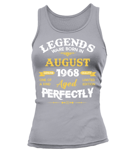 Vintage Aged To Perfection August 1968 Tank top Woman
