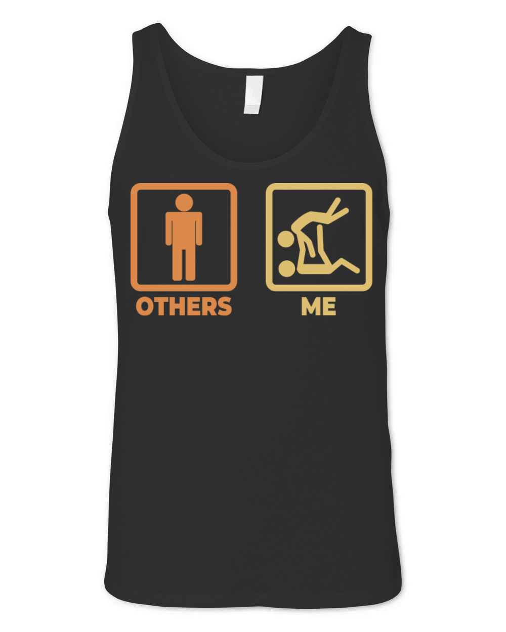 Judo Stick Figure Unisex Jersey Tank