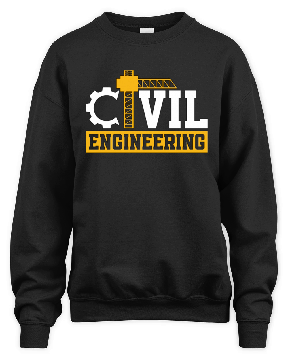 Civil Engineering Construction Building Engineers Unisex Premium Crewneck Sweatshirt