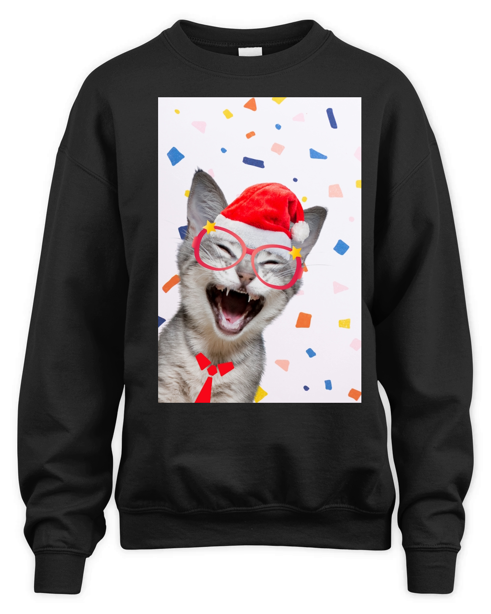 Lovely Animal Holiday Festival Cat Unisex Premium Crewneck Sweatshirt