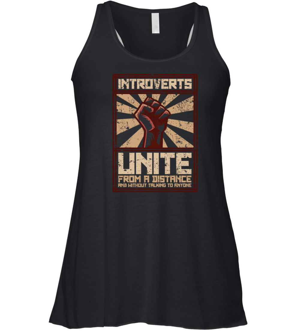 Introverts Unite Women's Flowy Tank Top