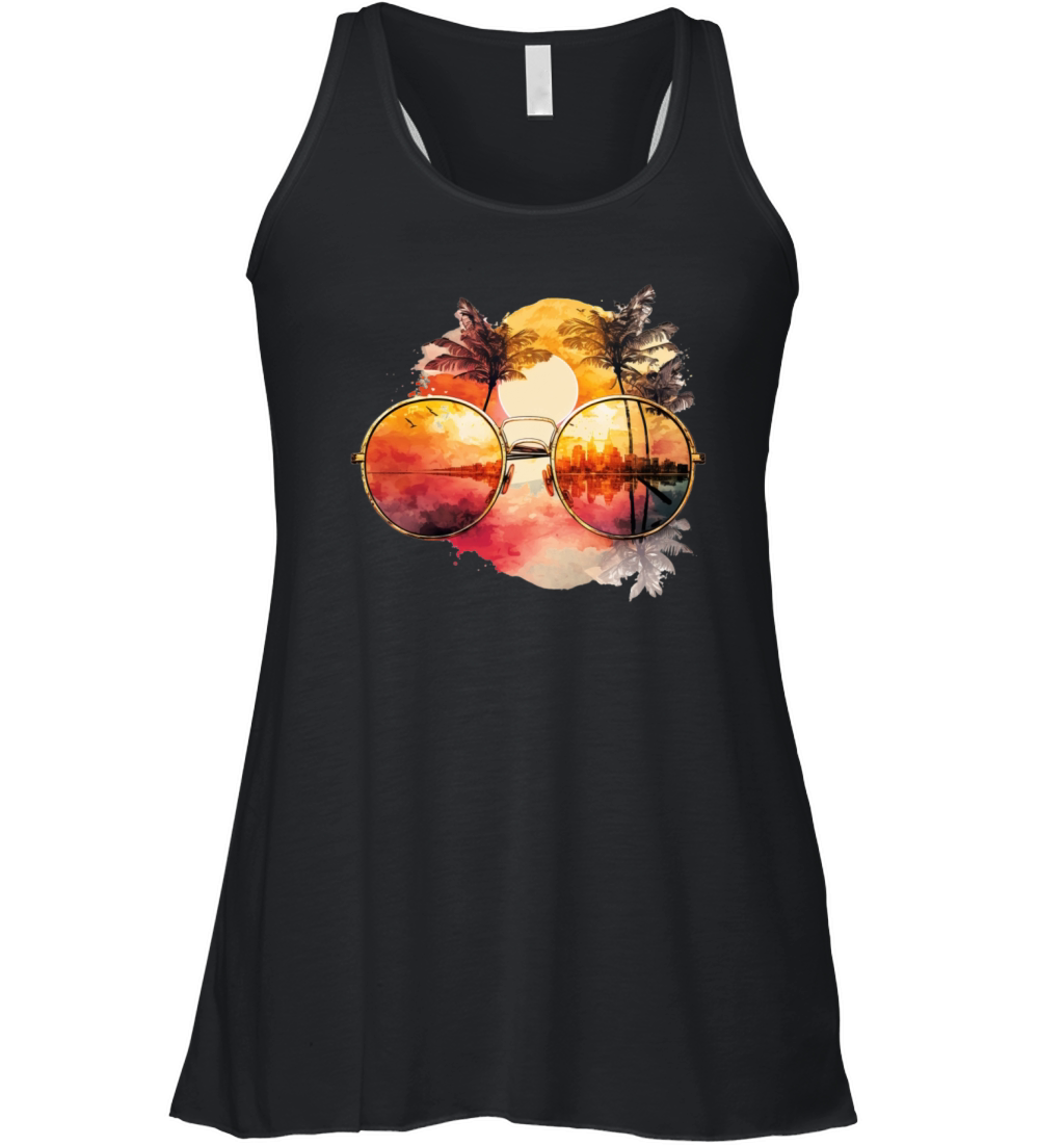 Vintage Sunglasses Women's Flowy Tank Top