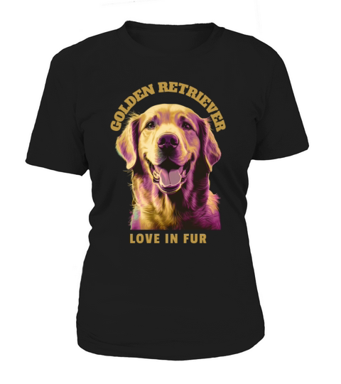 Golden retriever dog portrait with funny quote Women's T-Shirt