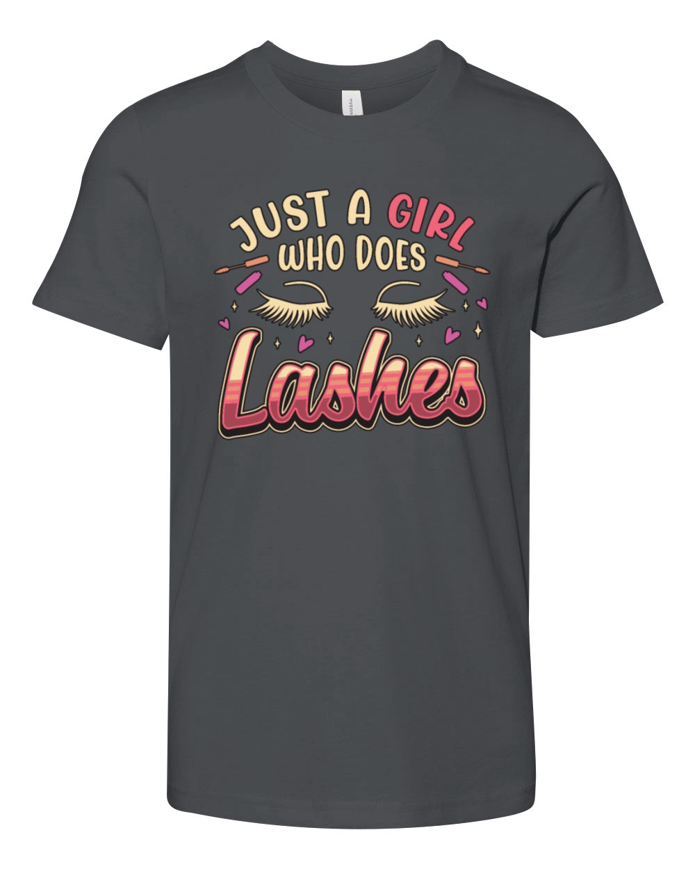 Makeup Artist Just A Girl Who Does Cosmetology Youth Unisex Jersey Tee