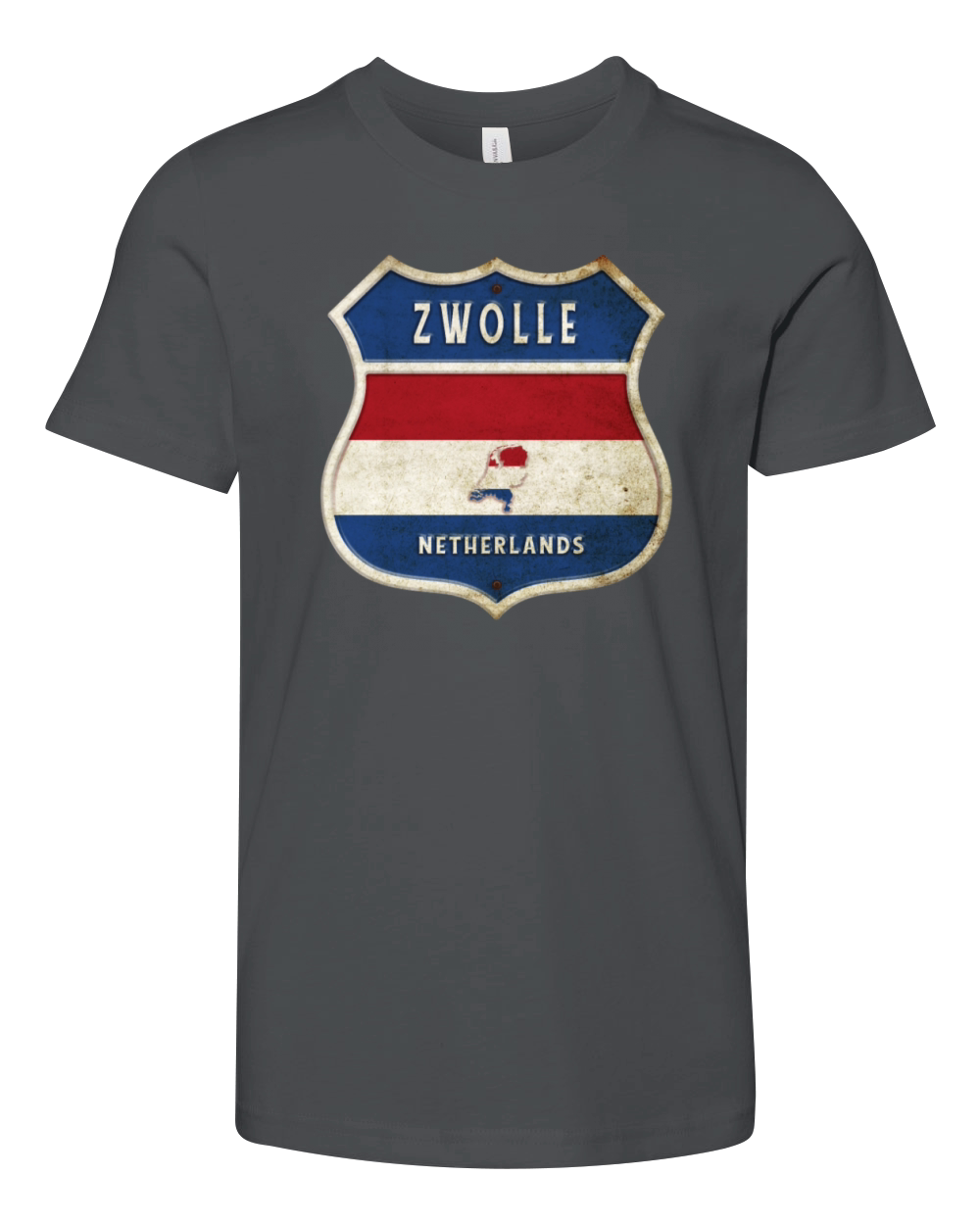 Zwolle Netherlands coat of arms design Youth Unisex Jersey Tee