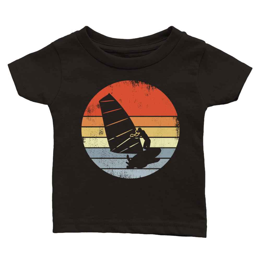 Vintage Windsurfer Sketch Classic Baby Crewneck T-shirt