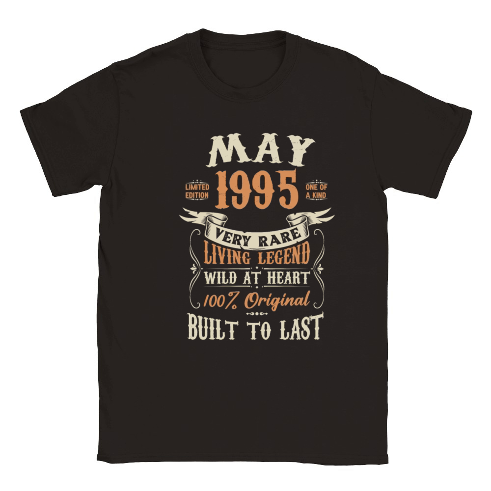 May 1995 Birthday Surprise Classic Kids Crewneck T-shirt