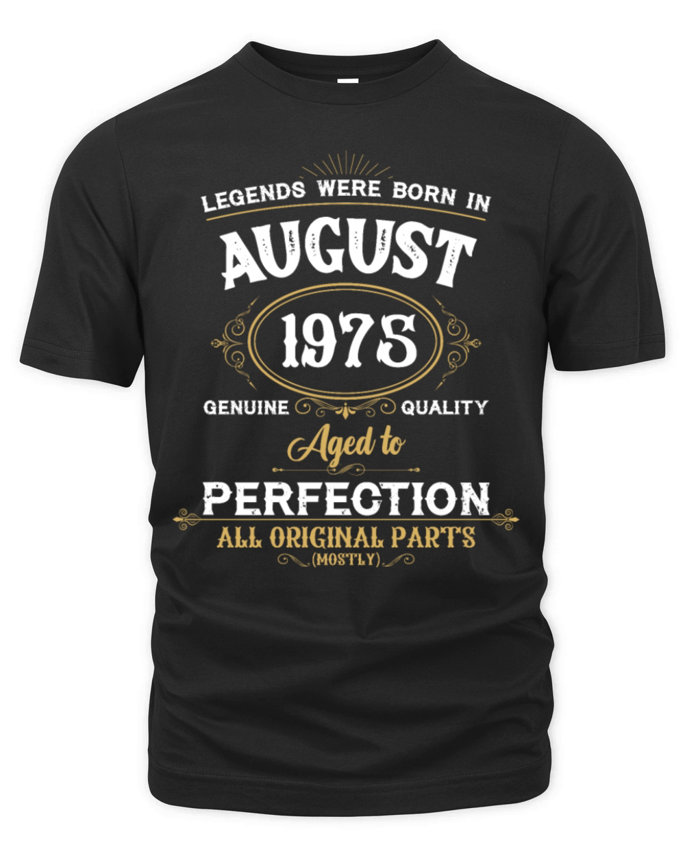 Legends Were Born In August 1975 Organic Unisex T-shirt
