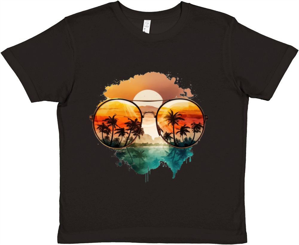 Retro Sunglasses Premium Kids Crewneck T-shirt
