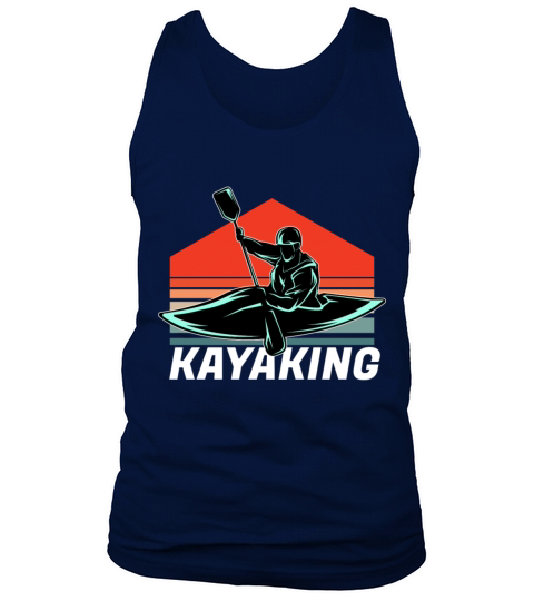 Kayaking design with sunset Tank Top Unisex