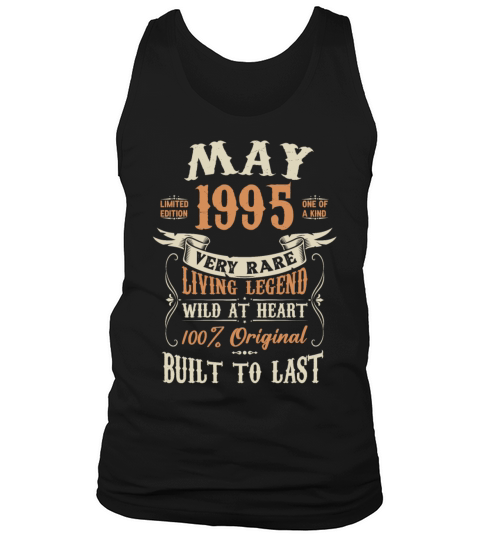 May 1995 Birthday Surprise Tank Top Unisex