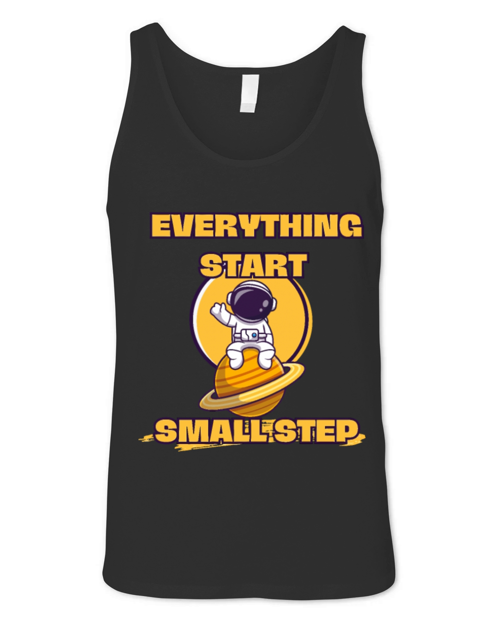 EVERYTHING START SMALL STEP Unisex Jersey Tank