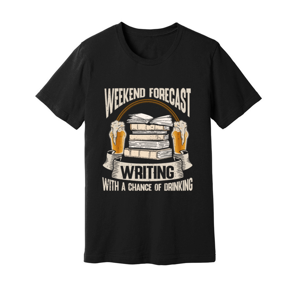 Author Gift Writing Quote Bookworm Author Unisex Jersey Tee